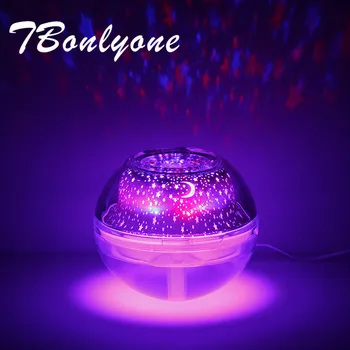 

TBonlyone Projector Light 500ML Large Capacity Humidifier with Colorful Light Ultrasonic Aroma Diffuser Water Oil Air Humidifier