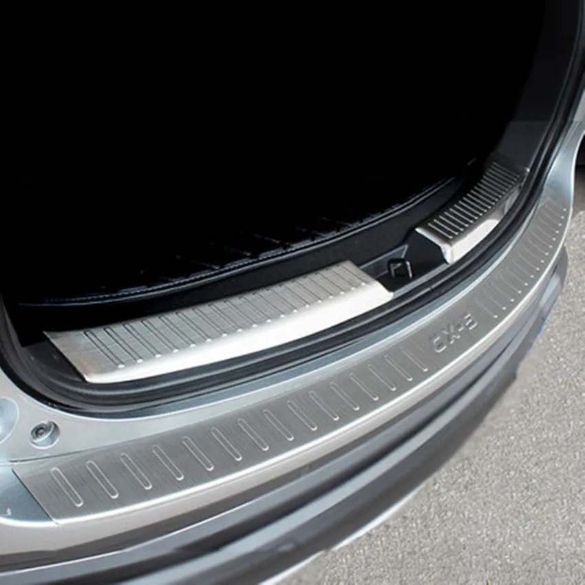 

For Mazda CX-5 CX5 2012-2016 Car Rearguards Stainless Steel Rear Bumper Trunk Sill Plate Protector Guard Covers CX5 CX-5