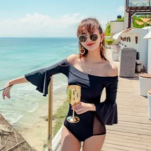 Купальники, слитный женский купальник, женский купальник для девочек,, цельный женский сексуальный однотонный пляжный купальник из спандекса, Одноцветный раздельный купальник