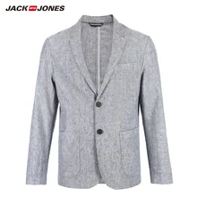 JackJones Мужской Хлопковый костюм Блейзер Повседневная куртка мужская одежда 219108515