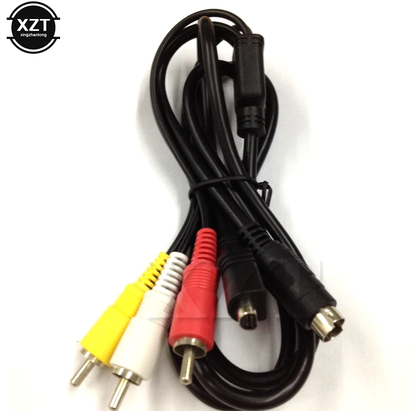 Новый свинцовый av кабель 1 2 м 10 контактный разъем DVI DV Для 3 RCA S Video для Sony Handycam