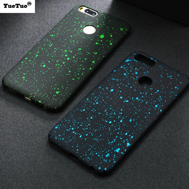 

YueTuo funda etui cover case for xiaomi MI 5X MIA1 A1 MI5X 3d bling glitter matte hard back thin full phone cases accessories