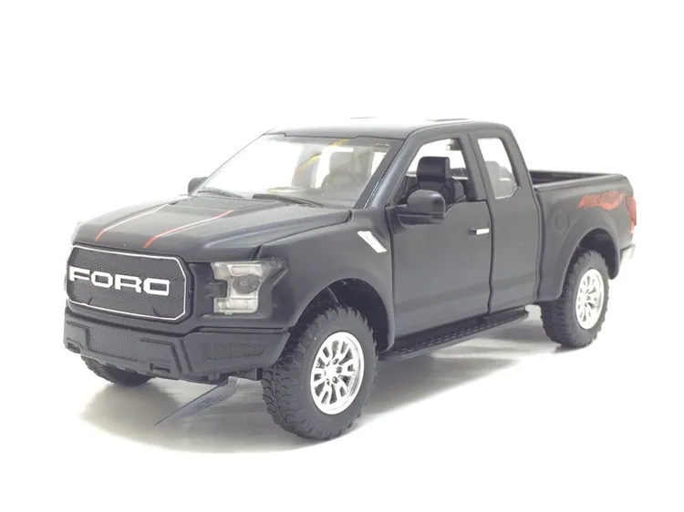 Мини-Игрушечный Грузовик 1:32 модель игрушечного автомобиля для Ford F150 Raptor звуковой светильник автомобиль детские игрушки