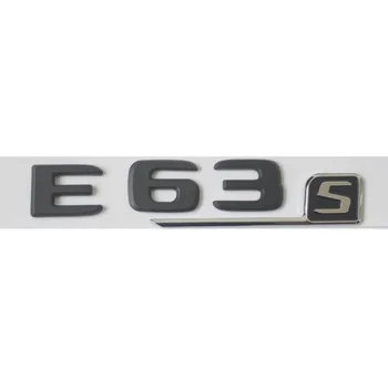 

New Matte Black ABS Rear Trunk Letters Badge Badges Emblem Emblems Sticker for Mercedes Benz E63 AMG S 17-19