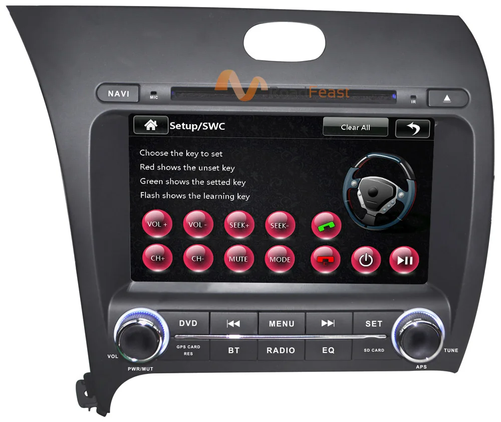 Автомобильный dvd-плеер RoadRision 8 дюймов для Kia Cerato Pro K3 Forte 2013 с 3g gps навигацией Bluetooth IPOD Авторадио карта