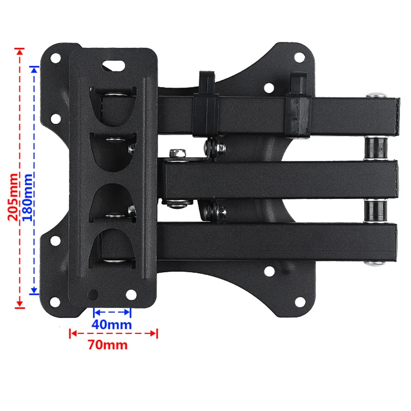 حار TTKK العالمي 30 كجم قابل للتعديل رف لتثبيت التليفزيون على الحائط التلفزيون إطار حامل حامل ل 14-55 مؤشر LED LCD بالبوصة مراقب المسطحة بلازما