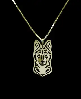 

DANGGAO Newest Unique fashion Handmade Alaskan Klee Kai pendant Necklace women choker necklace Dog Jewelry Pet Lovers Gift Idea