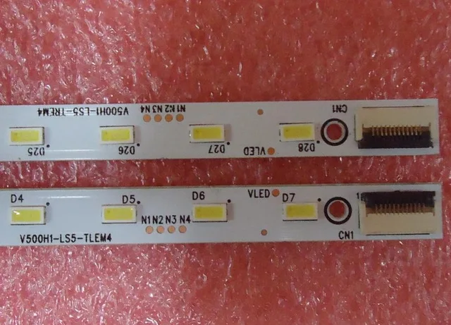 

2Pieces/lot V500HK1-LS5 V500H1-LS5-TLEM4 V500H1-LS5-TREM4 1PCS=28LED 315MM 100%NEW