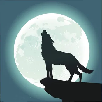 

DUTEY Full Square/Round Drill 5D DIY Diamonds Painting moon wolf Cross Rhinestone Mosaic Embroidery Home Decoration Gifts hcr