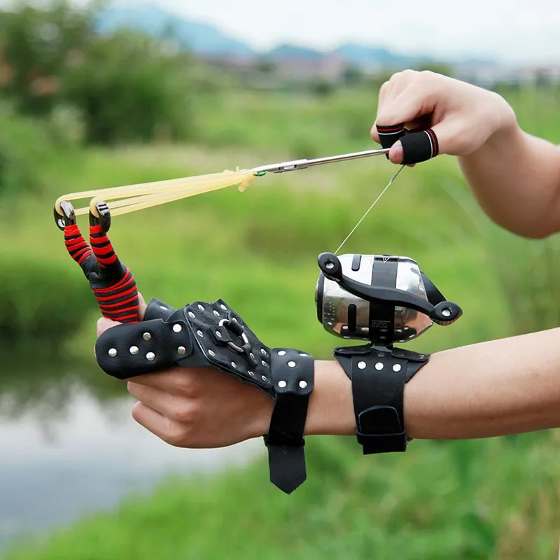 Powerful multi function archery shooting fish slingshot hunting bow