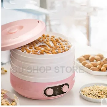 Dried Fruit Vegetables Herb Meat Machine Household MINI Food Dehydrator Pet Meat Dehydrated 5 trays Snacks Air Dryer household dried fruit machine fruit and vegetable dehydration machine food dryer pet meat food air dryers
