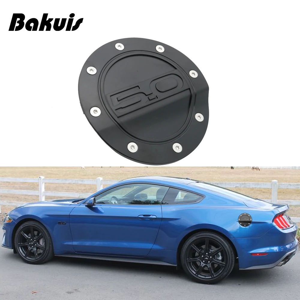 Для Ford Mustang GT 5 0 2015 2019 автомобильный топливный наполнитель крышка двери бензобака