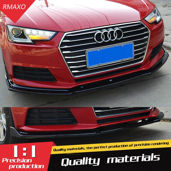 

For AUDI A4 Rear spoiler ABS Rear front Bumper Diffuser Bumpers Protector For AUDI A4 Body kit bumper rear lip rear spoiler