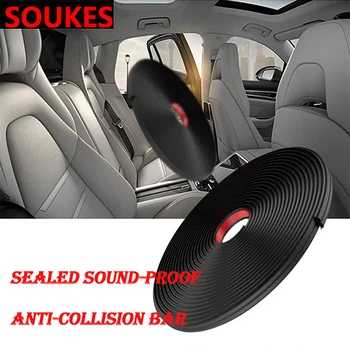 

3 5 M For Citroen C5 C4 C3 Mini Cooper Opel Astra H G J Vectra C Saab Carbon Car Door Seal Soundproof Stirp Sticker