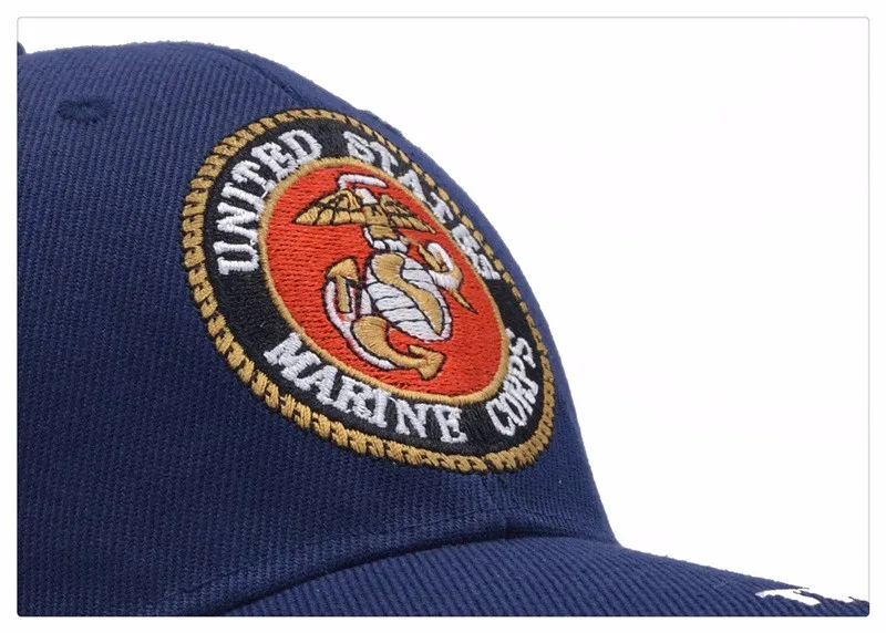 [NORTHWOOD] тактическая бейсболка «Кости» для корпуса морской пехоты США Мужская темно-синяя шапка для взрослых размер 56-59 см