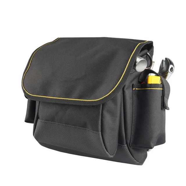 Thicken Oxford Multi Funtional Hardware Toolkit Shoulder Strap Tool Thicken Oxford Multi Funtional Hardware Toolkit Shoulder Strap Tool Bag Backpack Black Color
