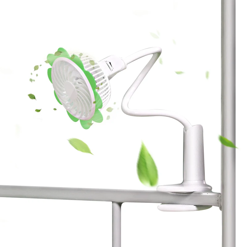 

Baby Carriage Folder Fan Chargeable Portable Carry It Mini Small Fan Student Dorm Room Bed Soft Comfortable