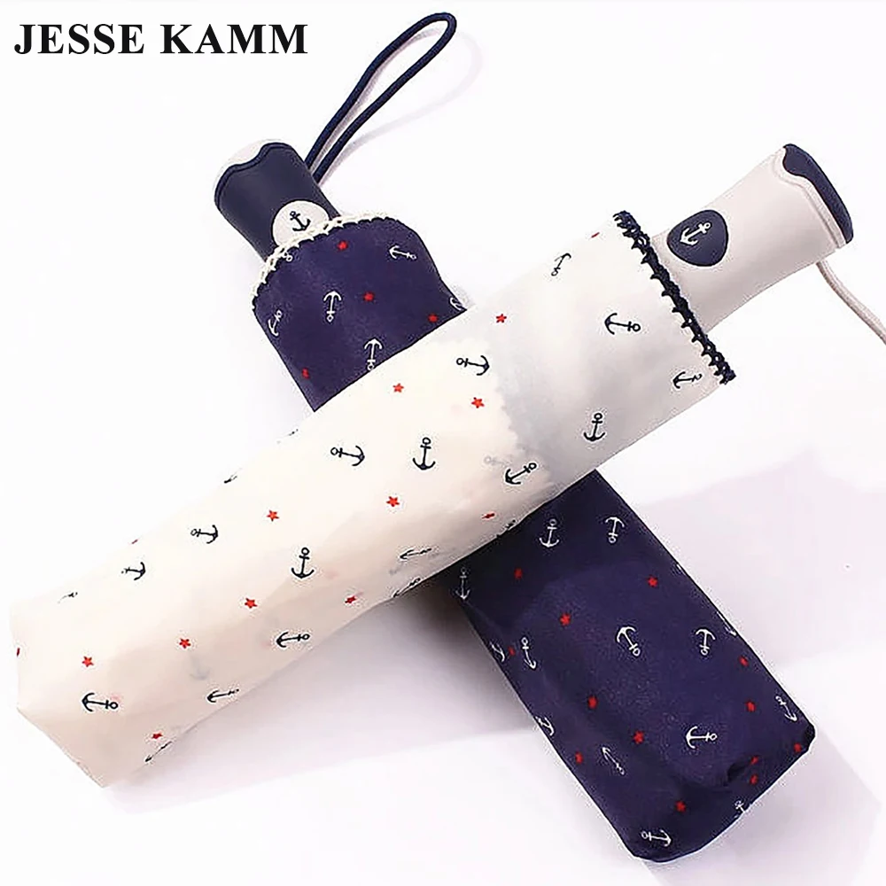White Blue Auto Open Close Strong High Fully Automatic Quality Windproof for Women Men Rain Umbrellas Fashion Kids Z601 | Дом и сад