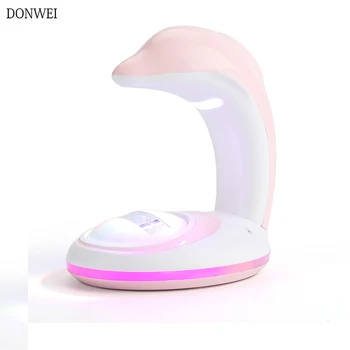 

DONWEI LED Colorful Night Light Romantic Rainbow Projector Lamp Universal Portable Projection Lamp for bedroom Decor baby gift