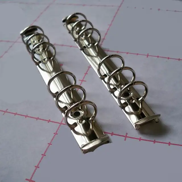 Buy 100 PCS Metal spiral binder clip stainless steel 6