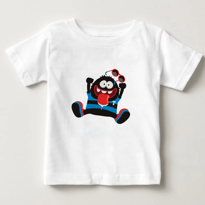 

2-15Year child t-shirts baby boy cotton t-shirt cartoon/monster girls t shirt kids lovely tees boy summer cool style T shirt NN