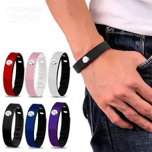 Poder Ionics 3000 iones impermeable de los deportes de titanio pulsera de la venda mejorar dormir