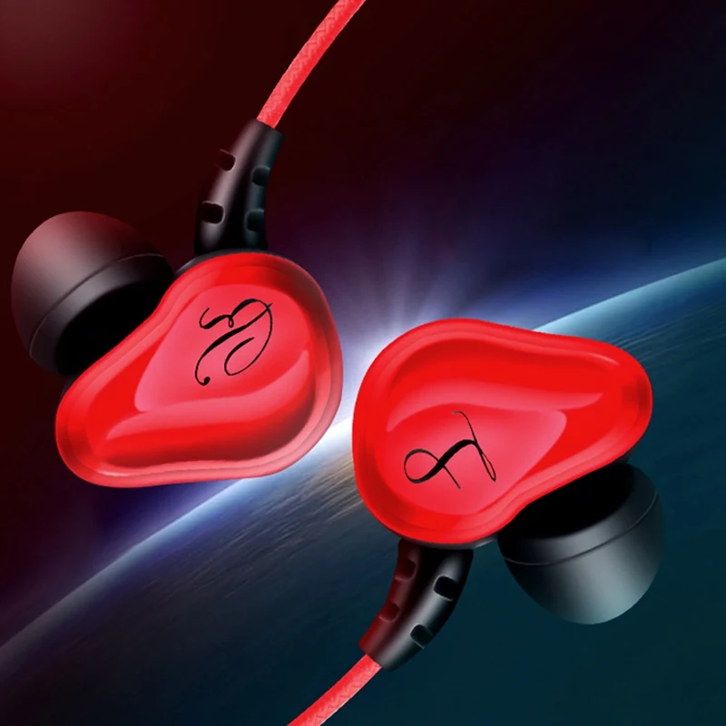 

3.5mm In-Ear Stereo Earbuds Earphone Wired Headphones with Microphone for Computer PC Phone iPhone Xiaomi MP3 Super Bass Headset