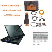 For BMW ICOM A2+B+C Diagnostic & Programming Tool with icom a2 software hdd 2017.12v (4.08+3.63) with X200t 4G Laptop Full Set