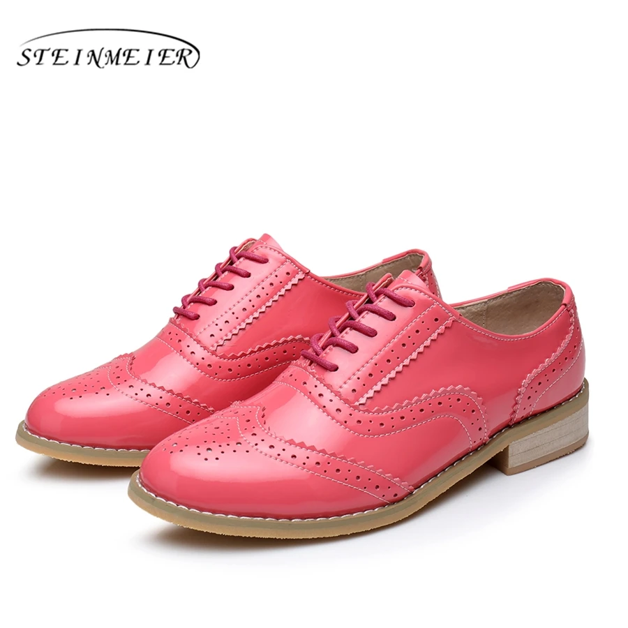 Туфли оксфорды женские из лакированной кожи большие размеры 11|designer flat shoes|flat