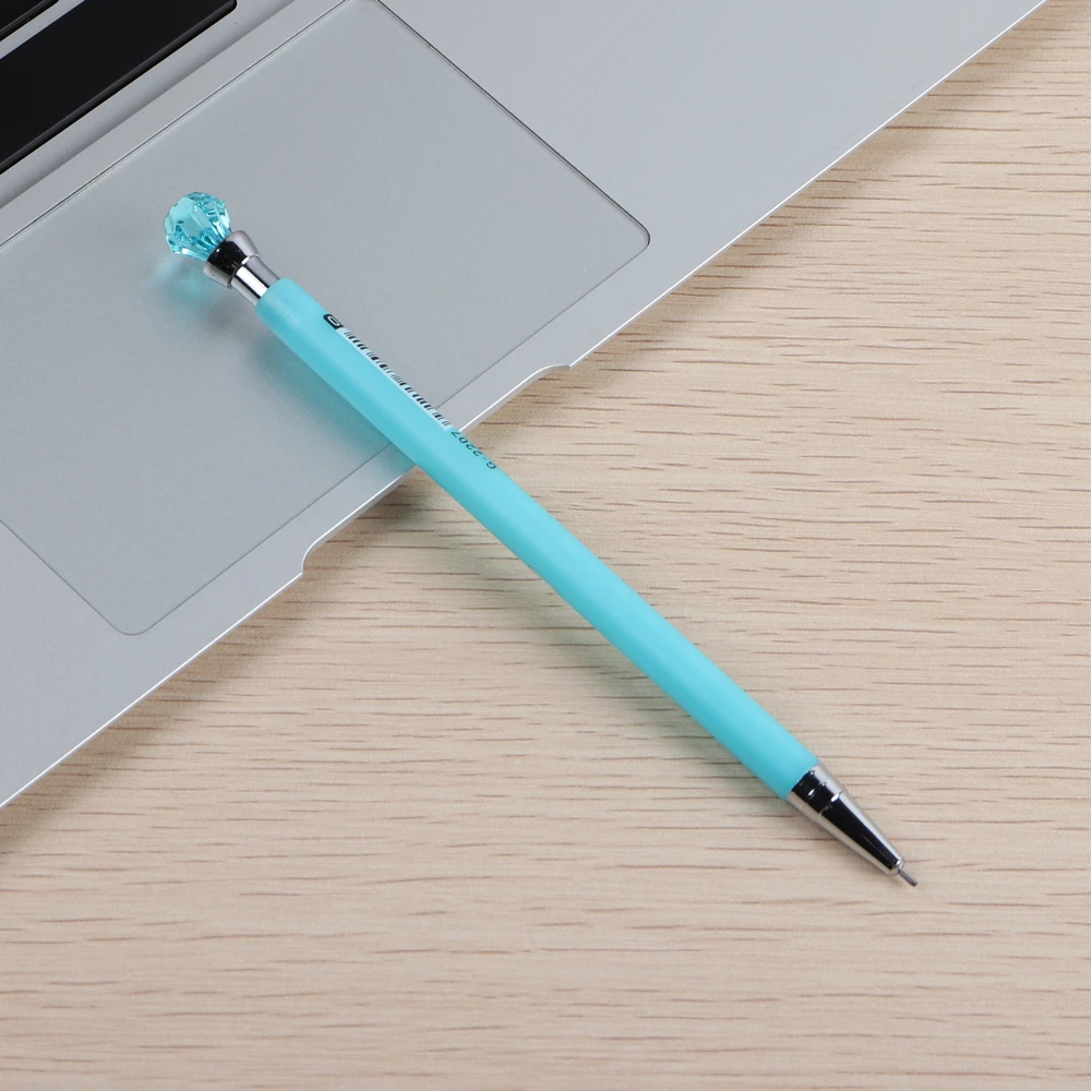 Kawaii Алмазный Кристалл Пластиковый механический карандаш креативное небо автоматические ручки для детей письма школьные принадлежности корейские канцелярские принадлежности
