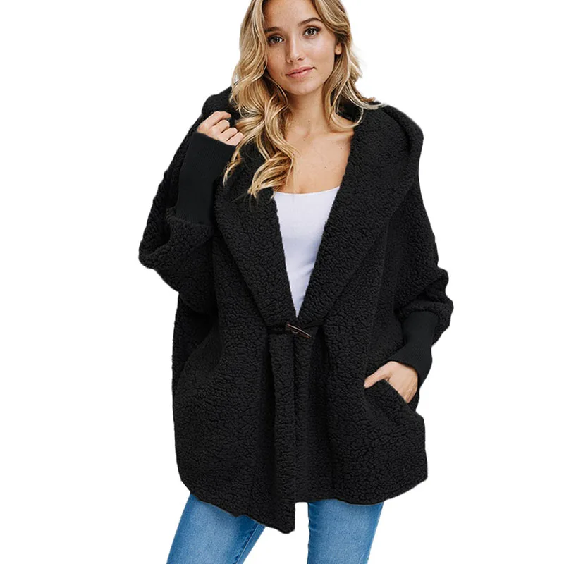 Black-Woolen-Fur-Horn-Button-Oversize-Jacket-LC85230-2-1