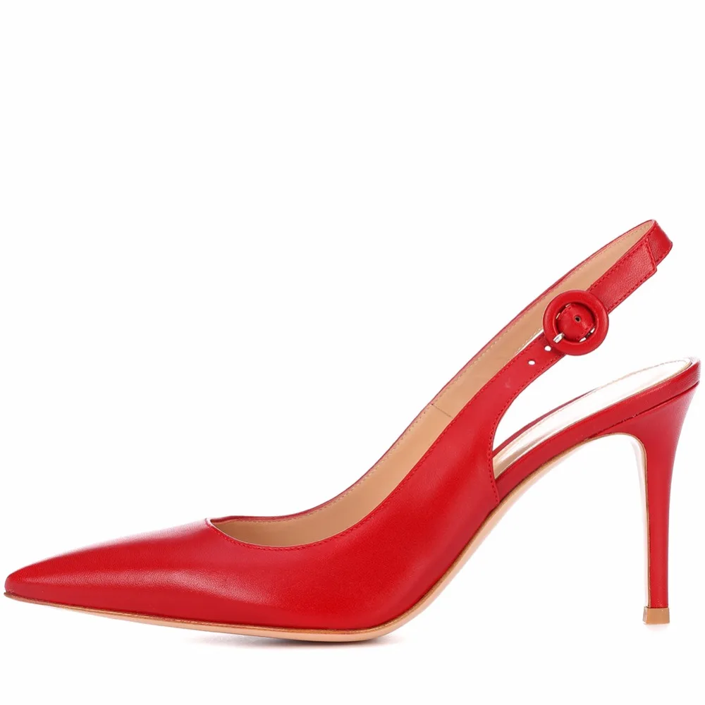 red slingback