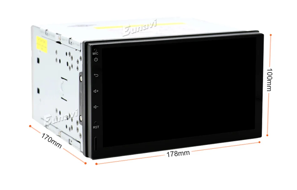 Clearance Eunavi 2 Din 7 inch Pure Android 8.1 tda7851 Universal Car Radio PC GPS Navi Stereo 2din Multimedia Capacitive touch screen usb 22