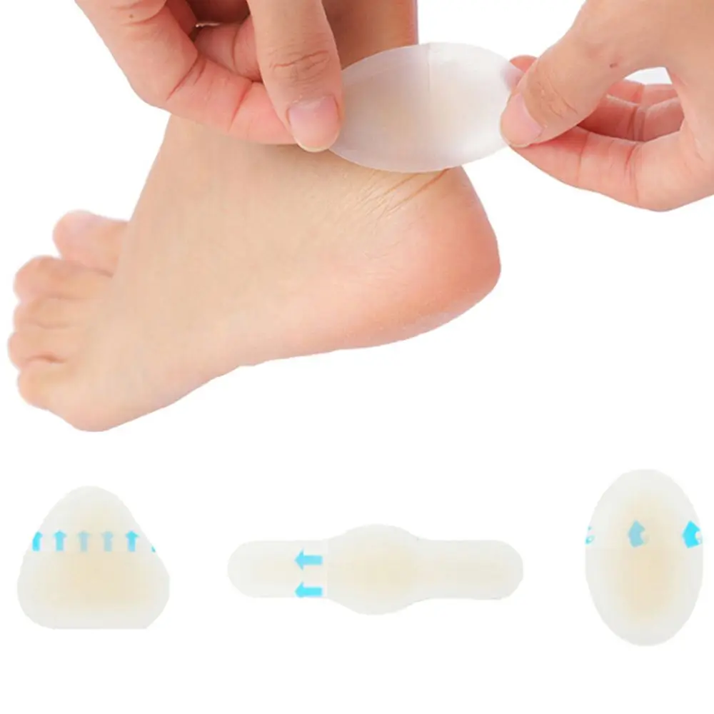 

2Pcs Hydrocolloid Blister Plaster Foot Care Anti-wearing Heel Sticker Pedicure Patch Gel Adhesive Foot Protector Tools