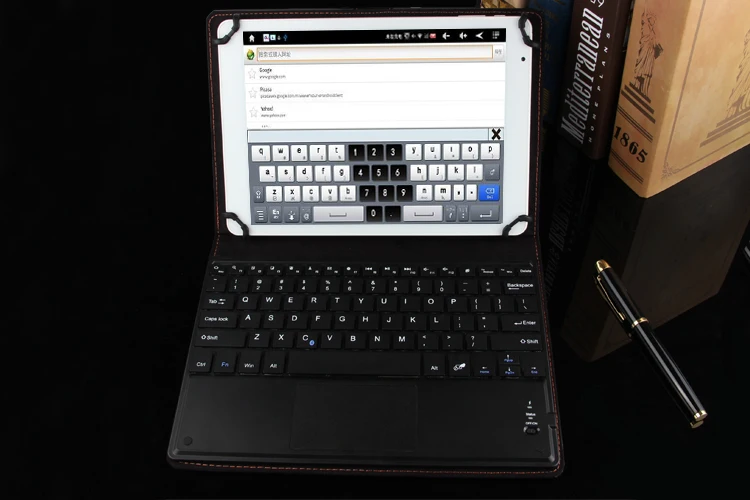 Беспроводной Bluetooth чехол для клавиатуры Huawei MediaPad M5 Lite 10 кожаный BAH2 L09/W19 DL AL09 дюймов
