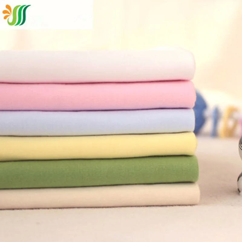 Good 6pc 50x50cm 100 Organic Cotton Knit Fabric Textile Fabric