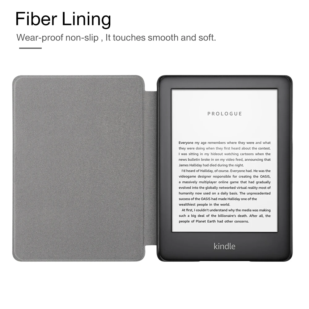 Чехол-книжка из искусственной кожи Smart Ereader для Amazon, новинка, Kindle, 6 дюймов, для Kindle 10го поколения,, электронная книга, Магнитная крышка+ стилус