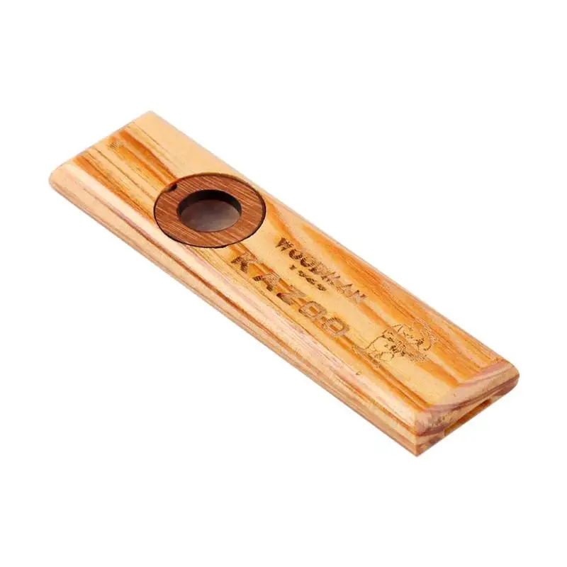 Деревянная гармоника Kazoo флейта портативный любителей музыки деревянно-духовая флейта инструмент флейта Губная гармошка детский подарок для детей любителей музыки