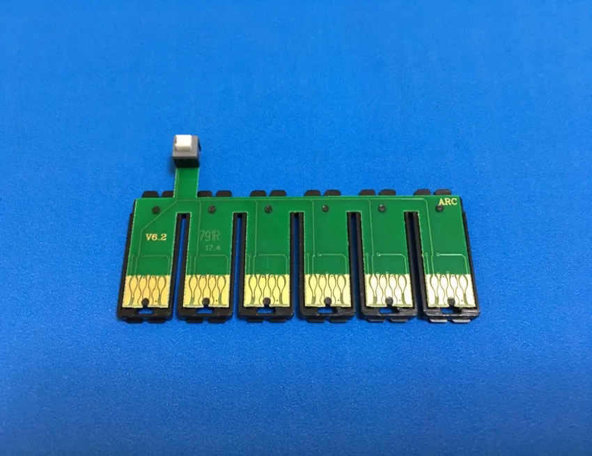 5 комплектов T0791 СНПЧ комбинированный чип сброса для Epson Stylus Photo 1400 1500 Вт P50 Artisan 1430