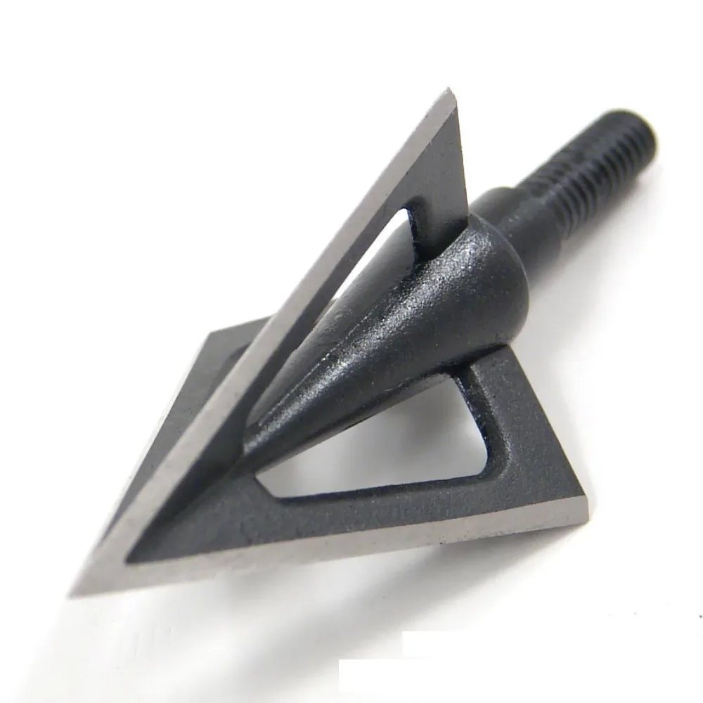 

12 Pcs Aluminum Replaceable Archery Arrowheads for Shooting Hunting Arrow Broadheads Tips 100 grain Screw in Replacement Points