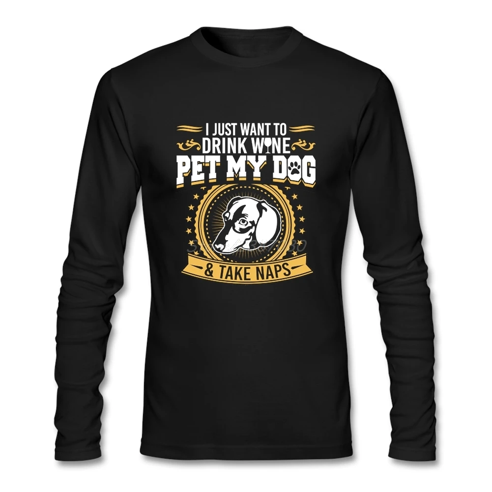 Dachshund Pet My Dog T Shirt Long Sleeve Men T Shirt 2019 New Car