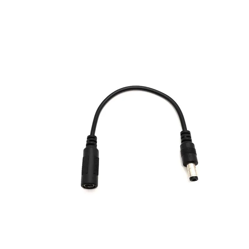 5pcs DC Power 5V 9V 12V Jack 5.5x2.1mm / 5.5*2.1mm Female to Male Plug