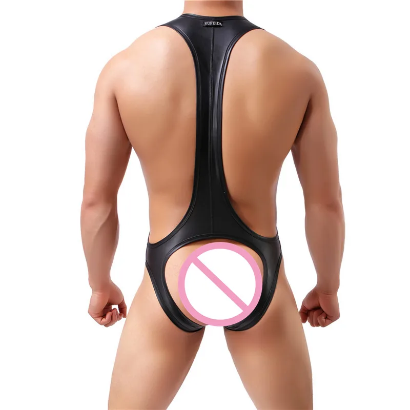 مثير رجل أسود بو قميص الجلود ارتداءها يوتار المصارعة القميص pu بوكسر السروال مثير رجل أسود بو قميص الجلود ارتداءها يوتار المصارعة القميص pu بوكسر السروال