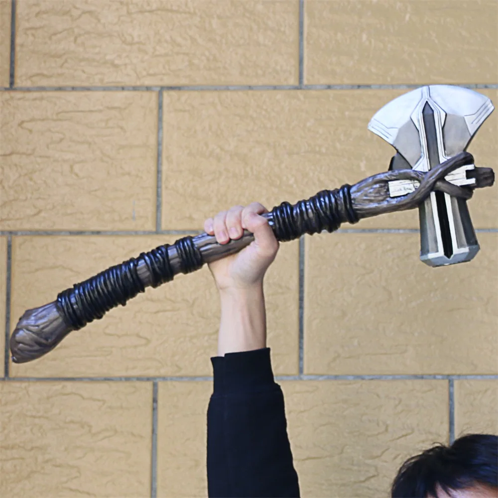 2018 Avengers 3 Infinity War Thor Stormbreaker Axe Cosplay Thor New Handmade Axe (11)