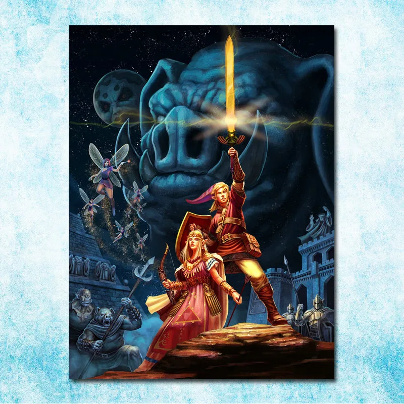 The Legend Of Zelda Hot Game Art Silk Canvas Poster 13x18 24x32 inch