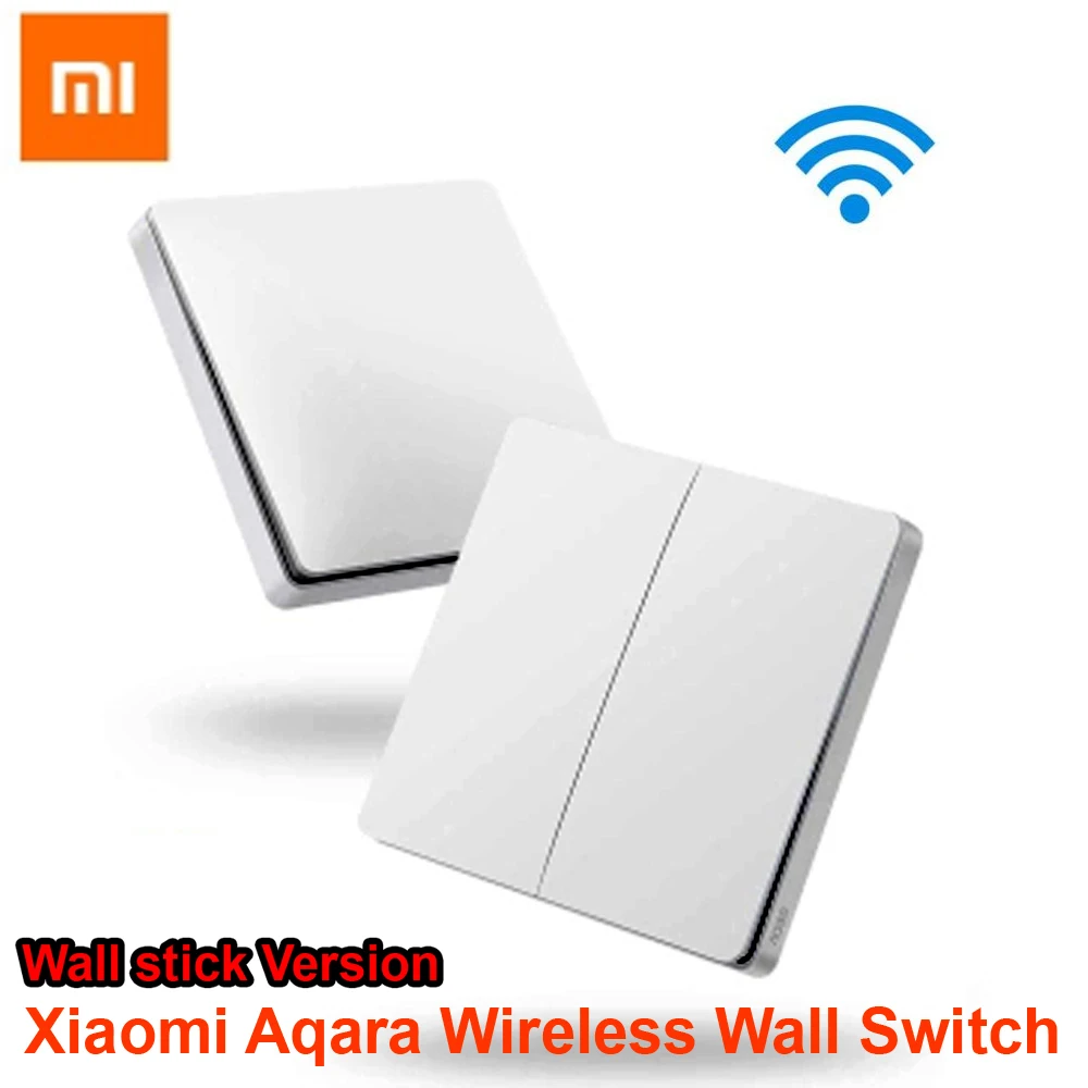 

Xiaomi Aqara Wireless Smart Switch Light Remote Control ZiGBee wifi Wireless Key Wall Switch work with Mijia Mi Home APP
