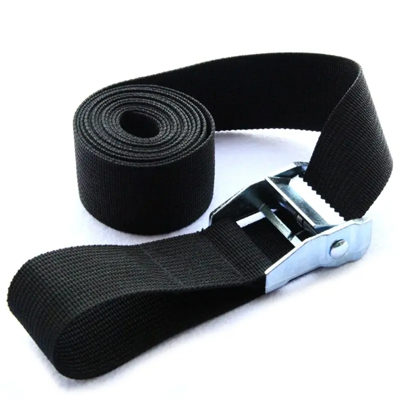 

1M Buckle Tie-Down Belt Cargo Straps For Car Motorcycle Bike With Metal Buckle Tow Rope Strong Ratchet Belt