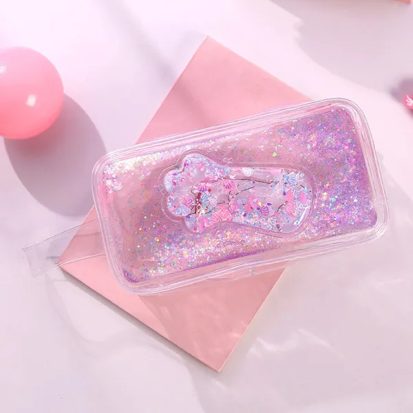 Чехол-карандаш с кошачьими когтями Kawaii estuche escolar креативный estojo escola Sequin школьные принадлежности trousse scolaire stylo чехол-карандаш - Цвет: 4