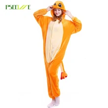 PSEEWE пижамы с животными, пижамные комплекты с огненным драконом, зимняя Фланелевая Пижама для мужчин, домашняя одежда с длинными рукавами, мужской комбинезон, домашняя одежда