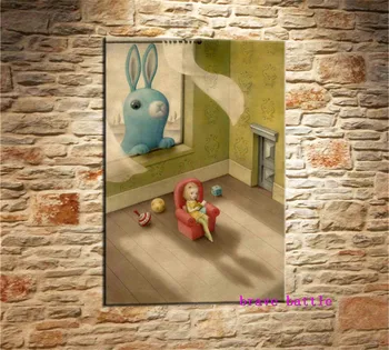 

Mark Ryden Childish Strange Dark World Canvas Painting Living Room Bedroom Home Decor Modern Mural Art Oil Painting #086